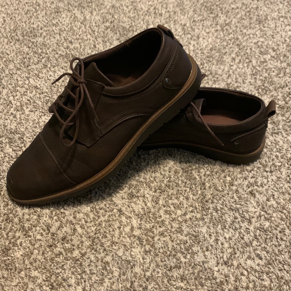 Brown loafers